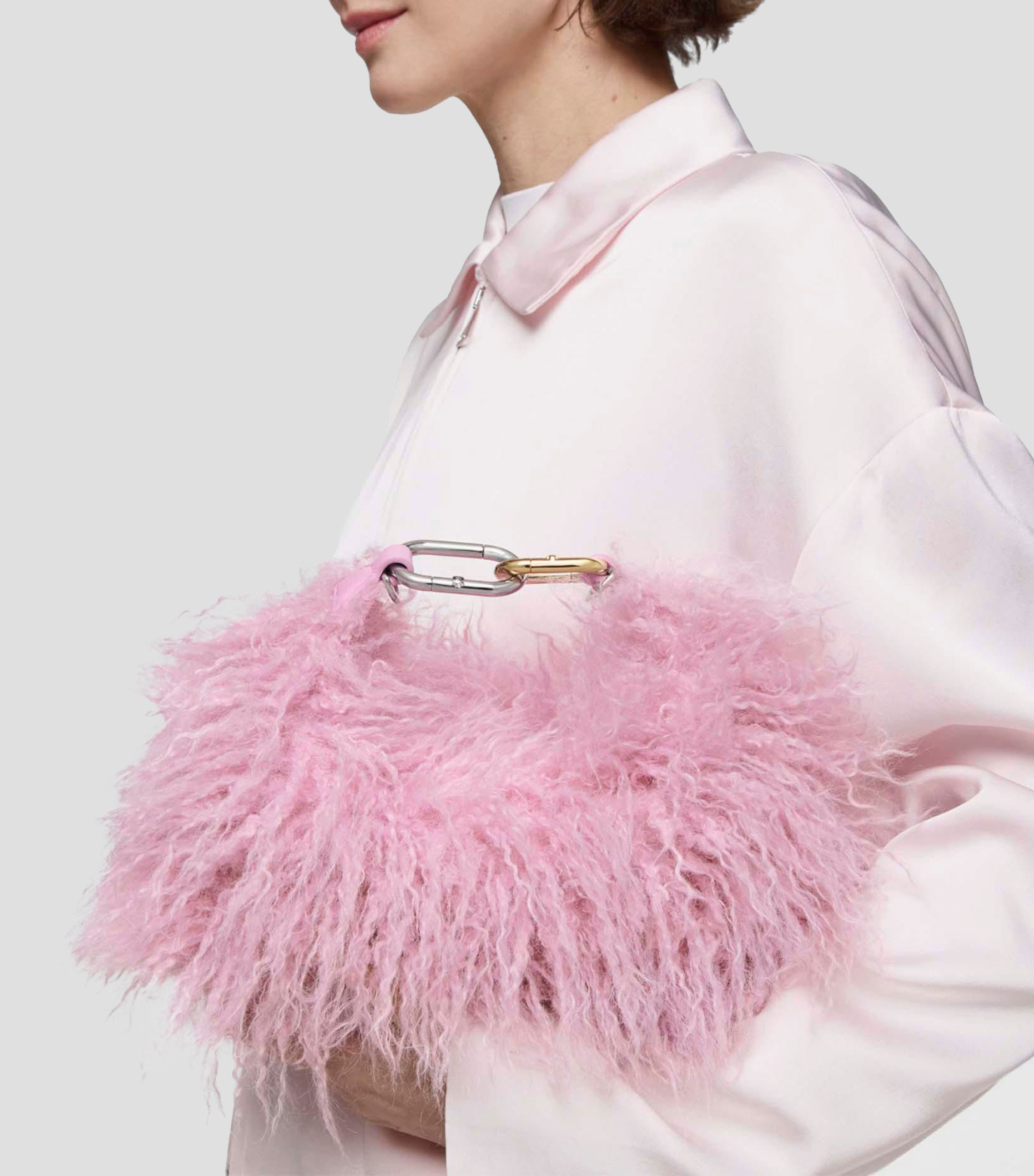 Bolsa crossbody Hold con peluche Mujer